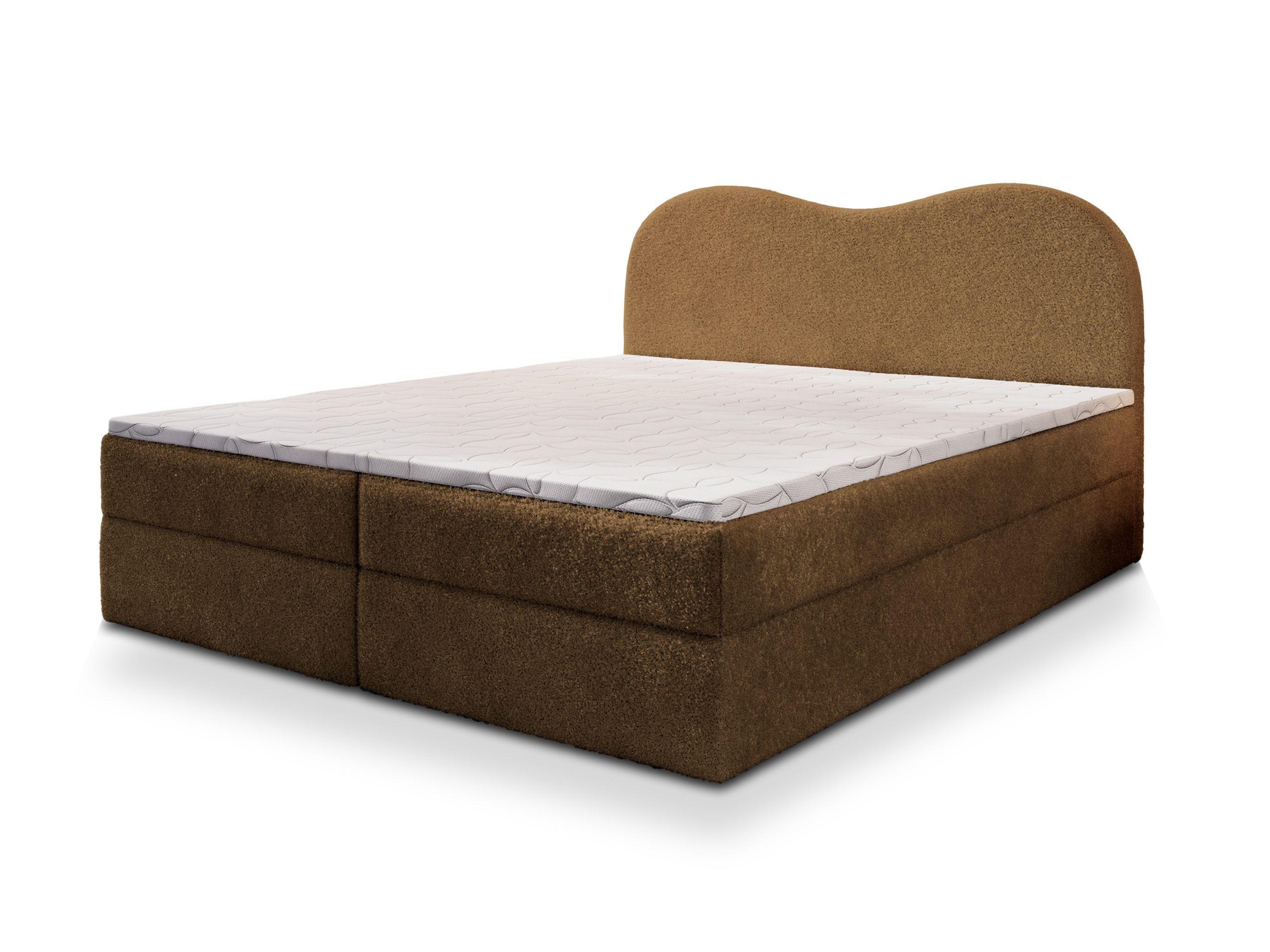 wohnli-moebel-suche-800000953485 Wohnli Möbelsuche - BOXBETT FLUVIA N 160x200 cm mit Matratze und Topper - Braun