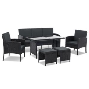 wohnli-moebel-suche-800000956606 Wohnli Möbelsuche - SITZGRUPPE Turin schwarz Polyrattan