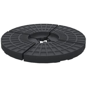 wohnli-moebel-suche-800000964940 Wohnli Möbelsuche - SONNENSCHIRMGEWICHT 4er-Set für Sonnenschirm mit 52 kg Wasser oder 68 kg Sand befüllbar HDPE Schwarz