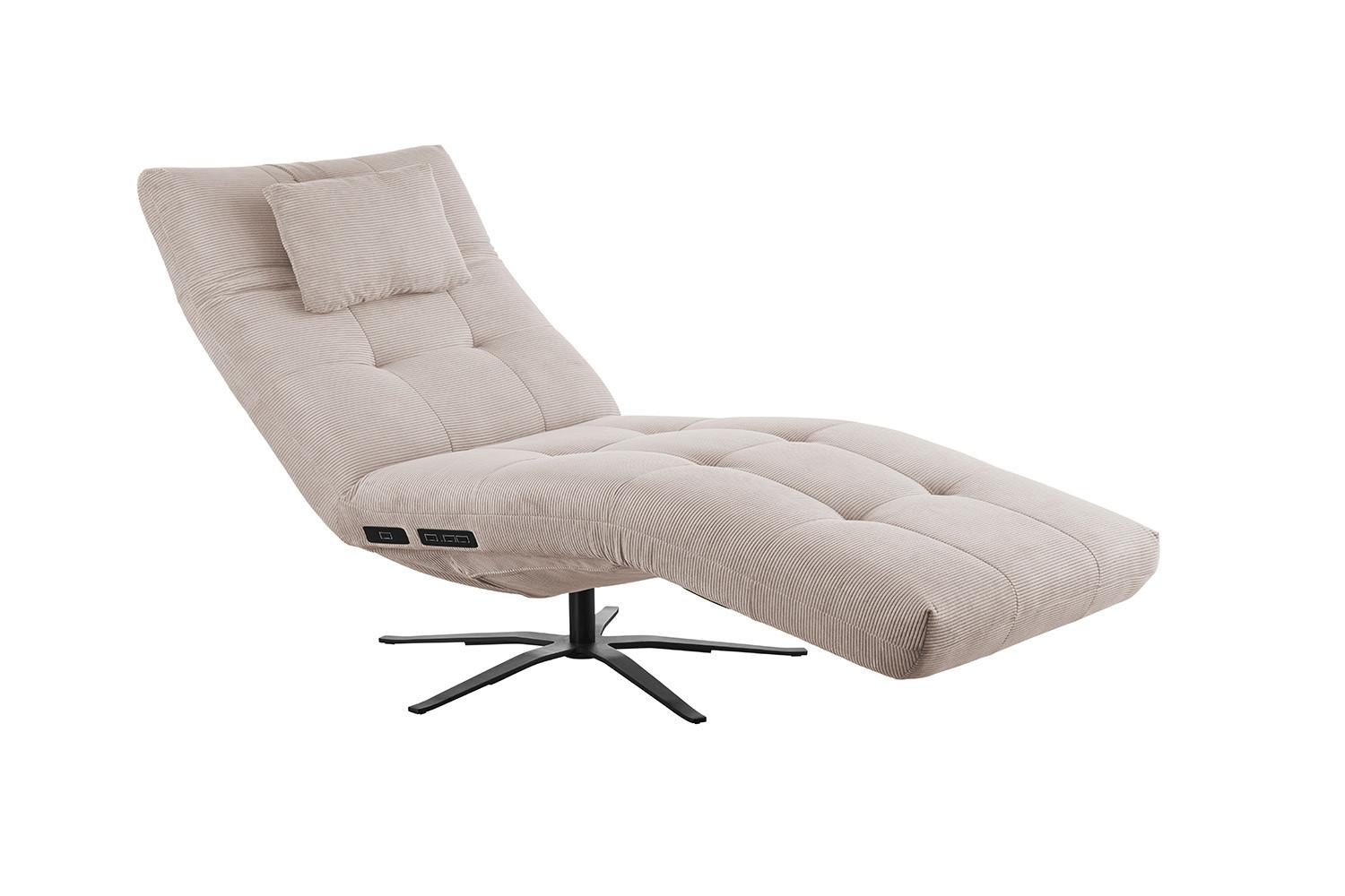 wohnli-moebel-suche-800000966635 Wohnli Möbelsuche - RELAXLIEGE LETICIA Beige Cord Drehbar (360°)
