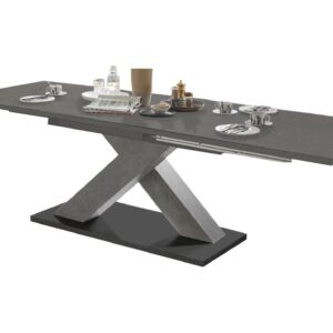 wohnli-moebel-suche-800000967672-1 ESSTISCH ausziehbar Elene 180x90x76 Graphit Holzwerkstoff 58aufmkessel Möbel > Tische > Esstische Grau