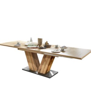 wohnli-moebel-suche-800000967676-1 ESSTISCH ausziehbar Elena 160x90x76 Plankeneiche/Asteiche Holzwerkstoff 58aufmkessel Möbel > Tische > Esstische Braun