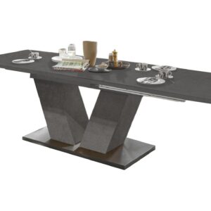 wohnli-moebel-suche-800000967679-1 ESSTISCH ausziehbar Elena 180x90x76 Graphit Holzwerkstoff 58aufmkessel Möbel > Tische > Esstische Grau
