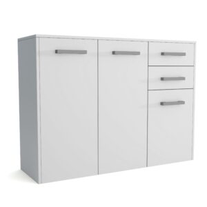 wohnli-moebel-suche-800000971111 Wohnli Möbelsuche - KOMMODE SCALINI 113/82/33 cm mit 2 Schubladen 3 Türen Weiß