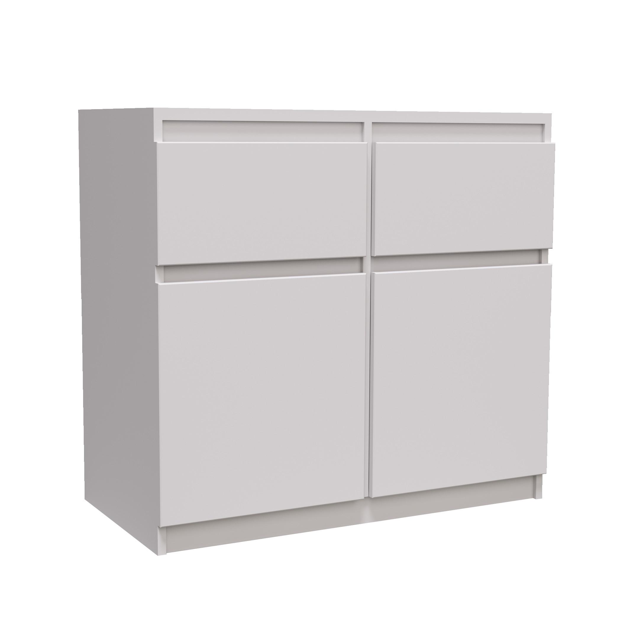 wohnli-moebel-suche-800000971124 Wohnli Möbelsuche - KOMMODE MERAVIGLIA 80/85/33 cm mit 2 Schubladen 2 Türen Weiß