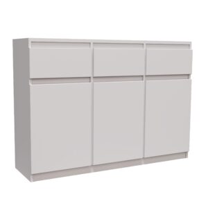 wohnli-moebel-suche-800000971161 Wohnli Möbelsuche - KOMMODE MERAVIGLIA 120/85/33 cm mit 3 Schubladen 3 Türen Weiß