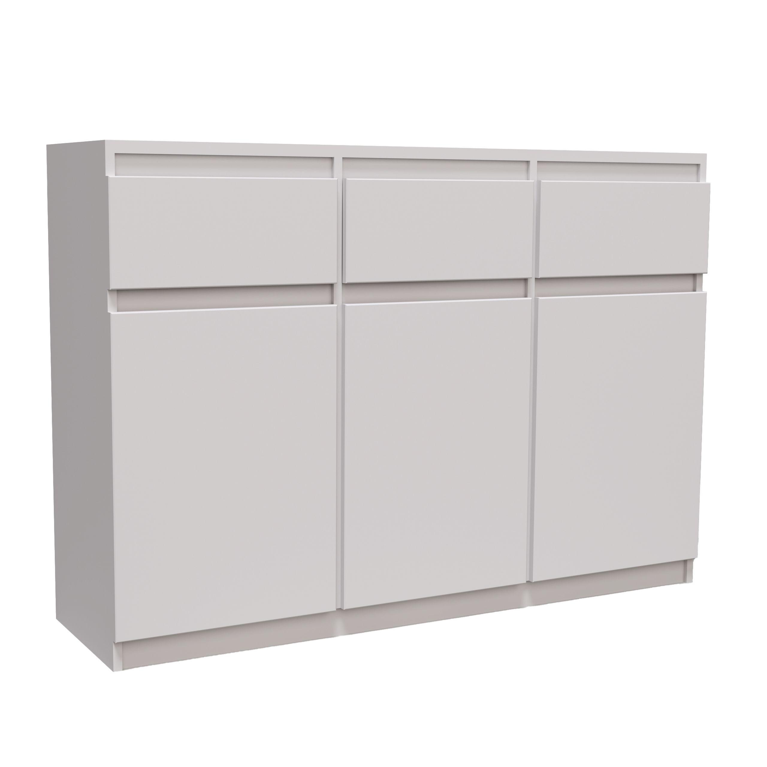 wohnli-moebel-suche-800000971161 Wohnli Möbelsuche - KOMMODE MERAVIGLIA 120/85/33 cm mit 3 Schubladen 3 Türen Weiß