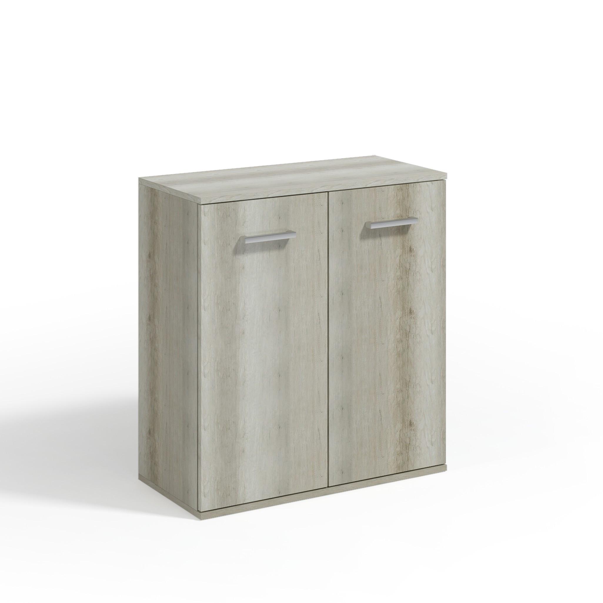 wohnli-moebel-suche-800000971235 Wohnli Möbelsuche - KOMMODE GIACOMO IV 75/85/33 cm mit 2 Türen Hellgrau