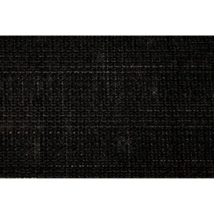 Wohnli Möbelsuche - KOPFTEIL gepolstert - Gesteppt – schwarzer Stoff - 90 cm