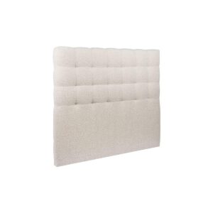 wohnli-moebel-suche-800000973231-1 KOPFTEIL gepolstert - Gesteppt – hellbeiger Bouclé-Stoff - 135 cm Holz Sommeil de Plomb Möbel > Betten Beige
