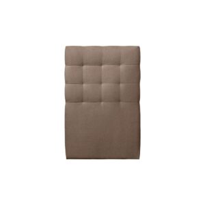 wohnli-moebel-suche-800000973269-1 KOPFTEIL gepolstert - Gesteppt – taupefarbener Samtstoff - 90 cm Holz Sommeil de Plomb Möbel > Betten Taupe