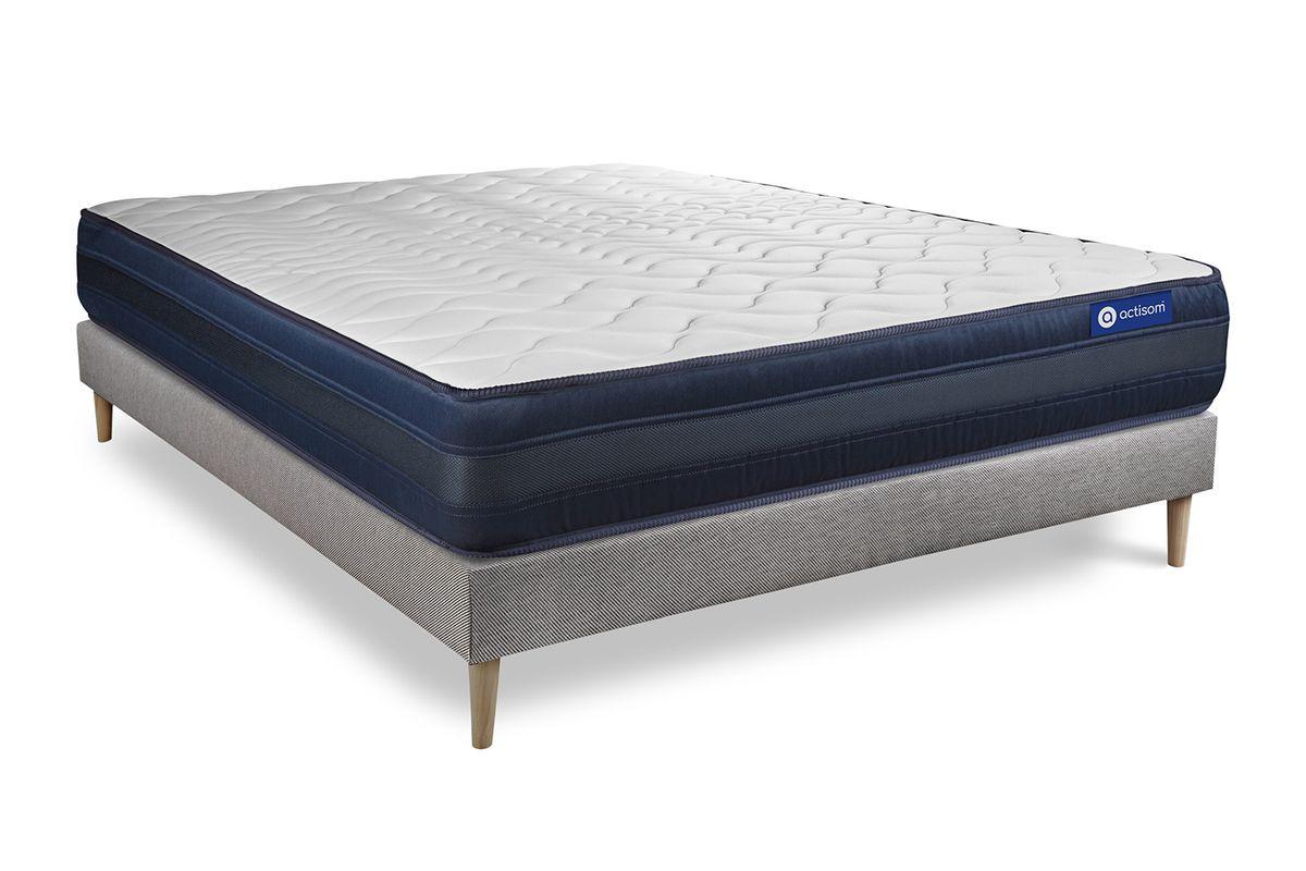 Wohnli Möbelsuche - BETT Actimemo tech Memory-Schaum 135 x 200 cm h4 - Kit Bettgestell Grau
