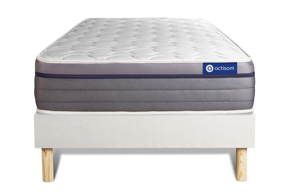 Wohnli Möbelsuche - BETT Actimemo zen Memory-Schaum 90 x 200 cm h1 - Kit Bettgestell Weiß