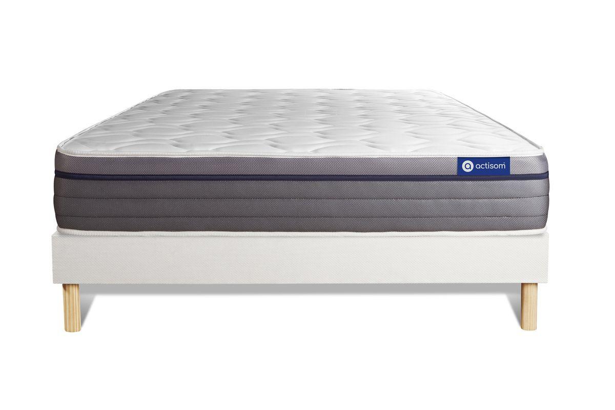 Wohnli Möbelsuche - BETT Actimemo zen Memory-Schaum 200 x 200 cm h1 - Kit Bettgestell Weiß