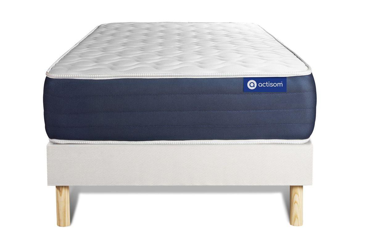 Wohnli Möbelsuche - BETT Actimemo sleep Memory-Schaum 90 x 200 cm h1 - Kit Bettgestell Weiß