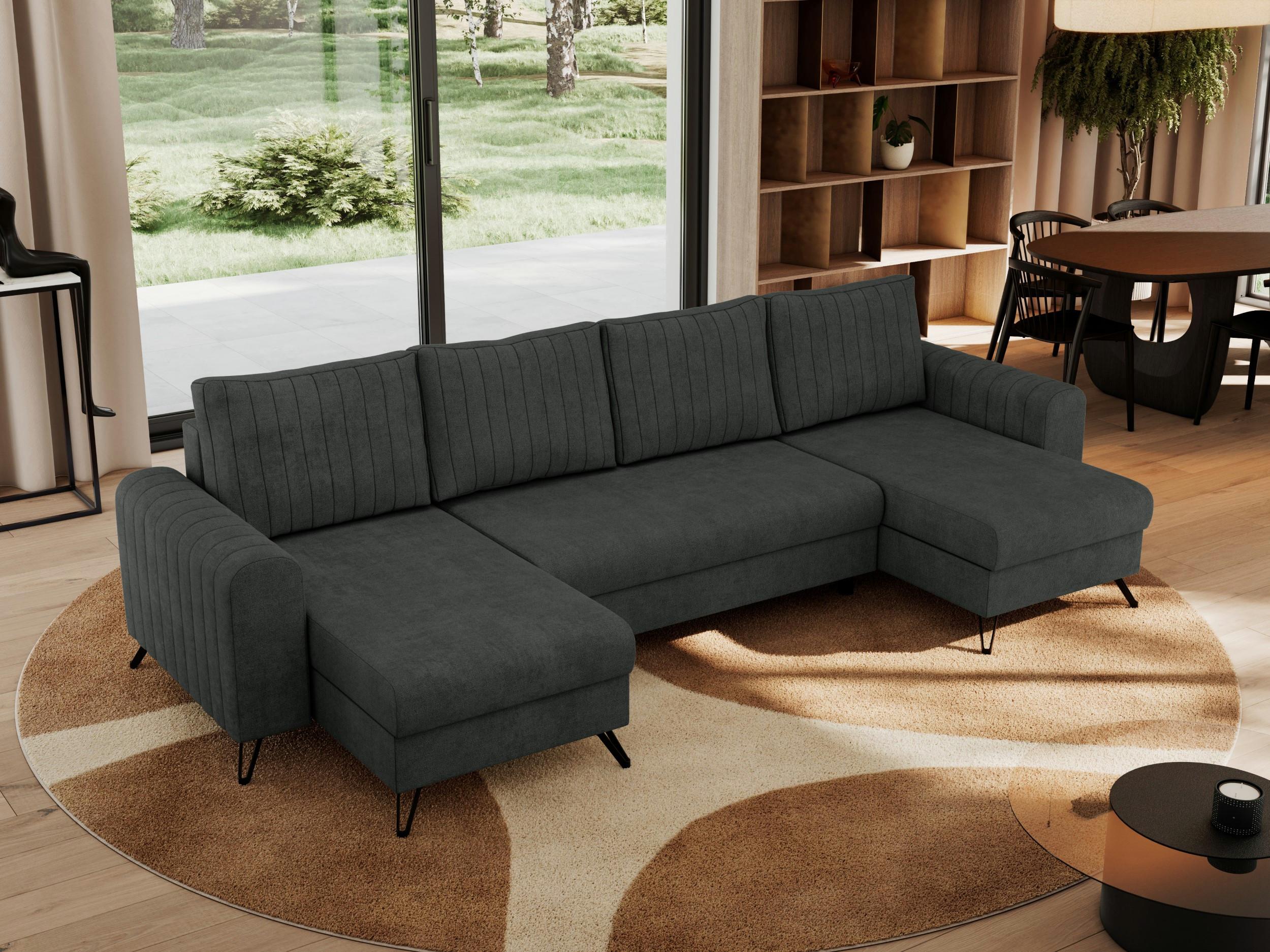 wohnli-moebel-suche-800000976114-1 WOHNLANDSCHAFT AXEL U Struktur Dunkelgrau Textil MKS Möbel > Sofas & Couches > Wohnlandschaften > Wohnlandschaften U-Form Anthrazit
