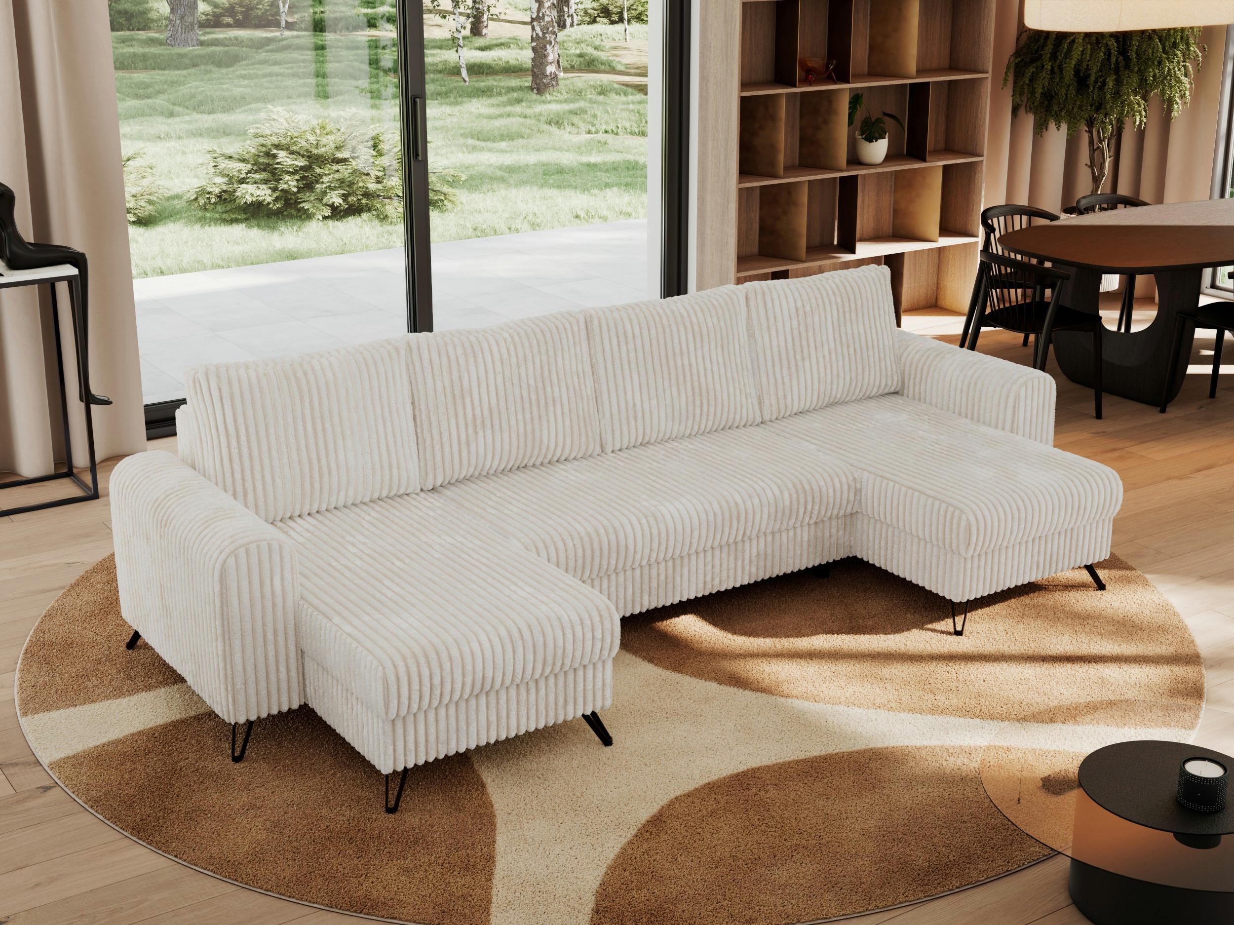 wohnli-moebel-suche-800000976234-1 WOHNLANDSCHAFT AXEL U Cord Beige Textil MKS Möbel > Sofas & Couches > Wohnlandschaften > Wohnlandschaften U-Form Beige