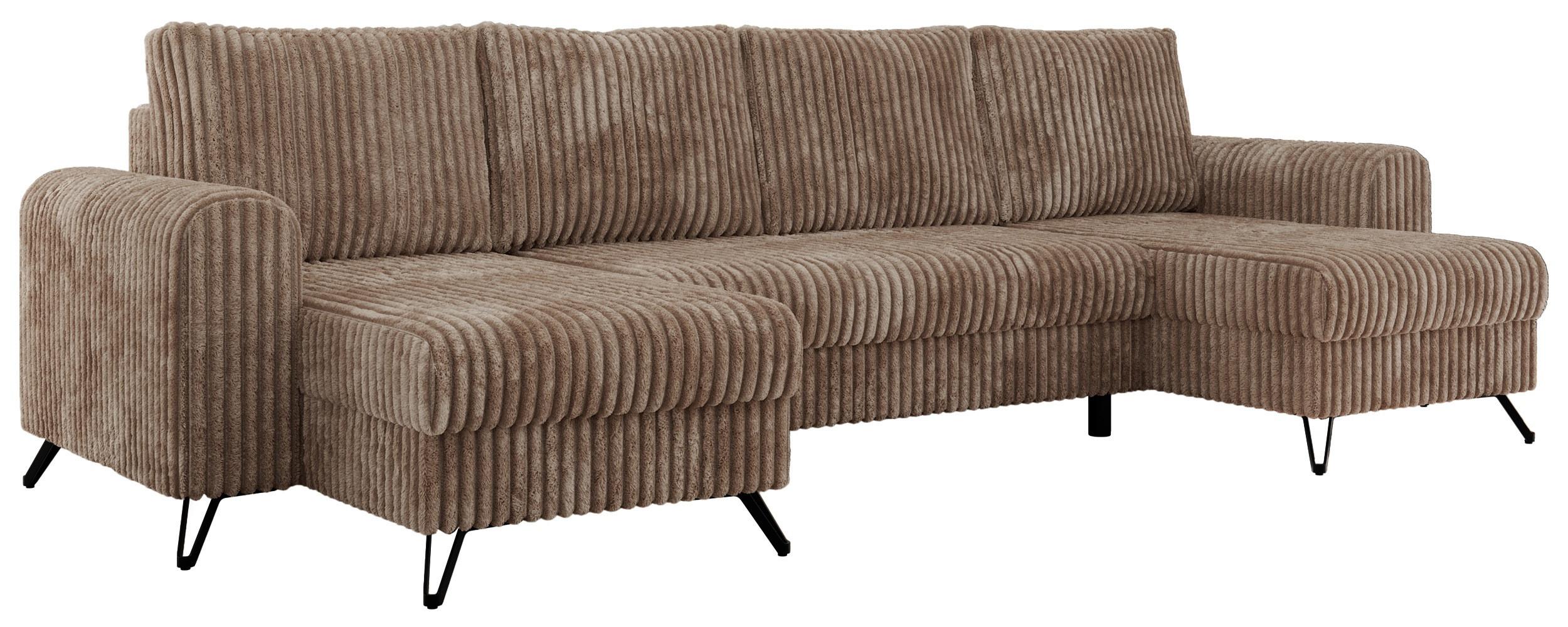 Wohnli Möbelsuche - WOHNLANDSCHAFT AXEL U Cord Braun