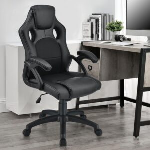 SCHREIBTISCHSTUHL Montreal Schwarz Textil Juskys Möbel > Stühle > Bürostühle > Gamingstühle Schwarz