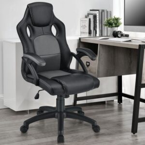 wohnli-moebel-suche-800000977387-1 SCHREIBTISCHSTUHL Montreal grau Textil Juskys Möbel > Stühle > Bürostühle > Gamingstühle Grau