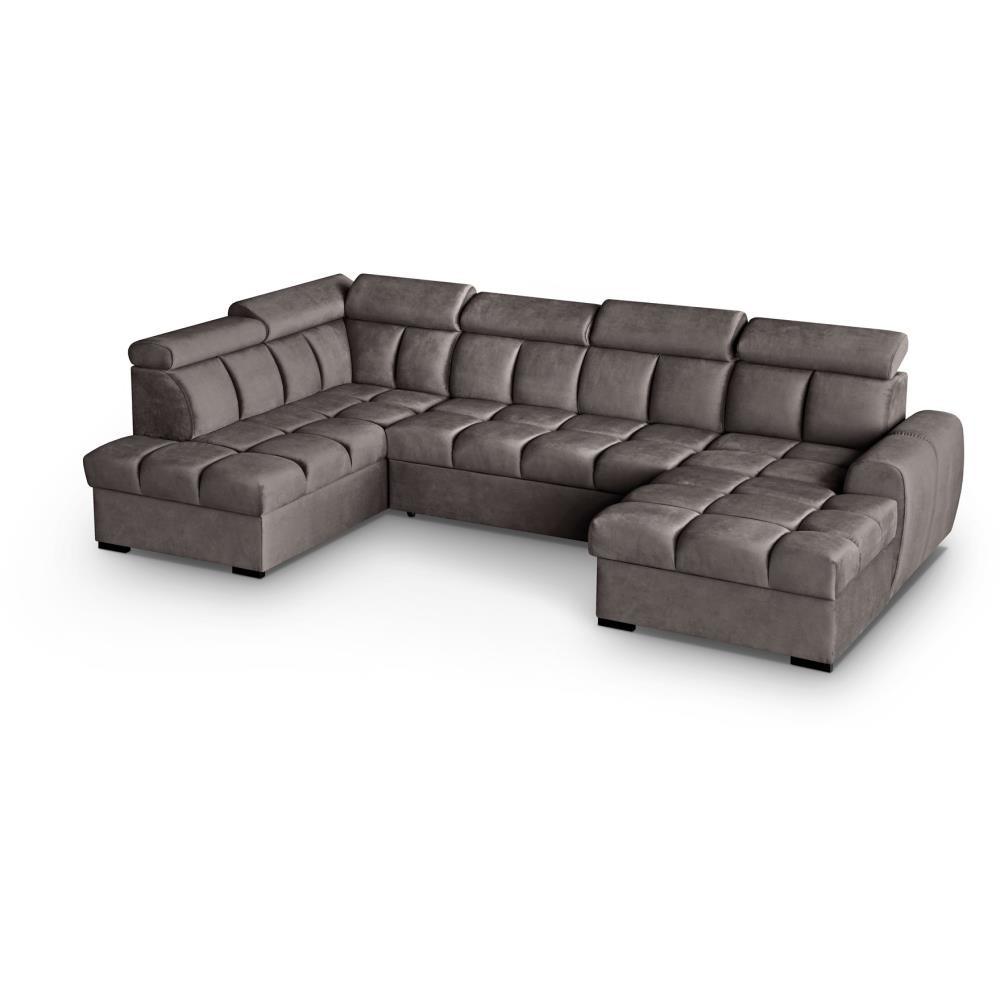 wohnli-moebel-suche-800000977869 Wohnli Möbelsuche - WOHNLANDSCHAFT Gomez U mit Schlaffunktion braun links