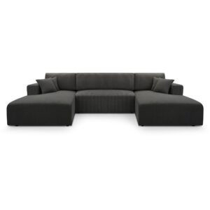 Wohnli Möbelsuche - WOHNLANDSCHAFT Corso U 365 cm dunkelgrau