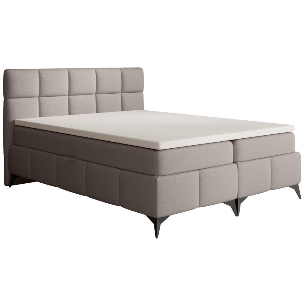 Wohnli Möbelsuche - BOXBETT Solido mit Bettkasten 160x200 cm hellbraun