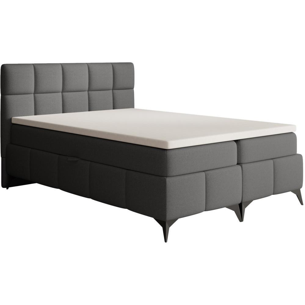 wohnli-moebel-suche-800000978005 Wohnli Möbelsuche - BOXBETT Solido mit Bettkasten 140x200 cm dunkelgrau