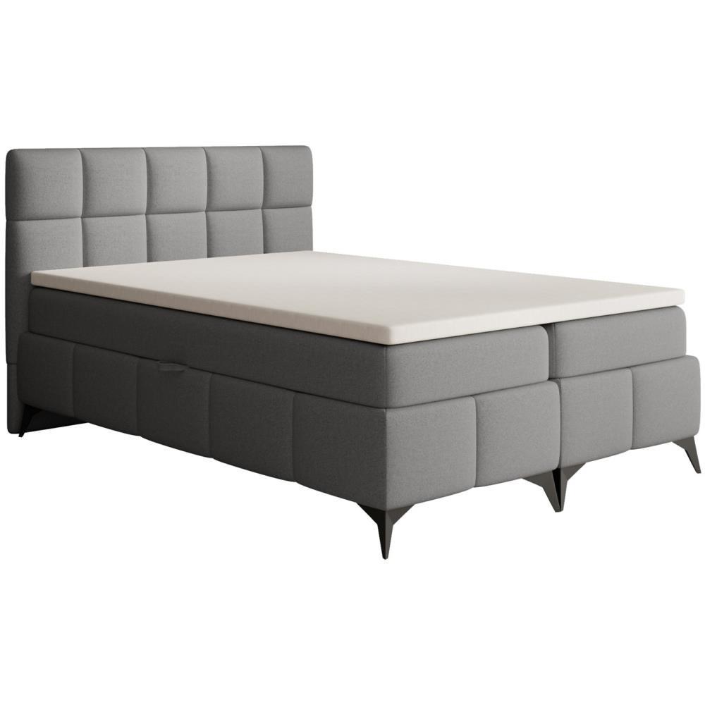 wohnli-moebel-suche-800000978024 Wohnli Möbelsuche - BOXBETT Solido mit Bettkasten 140x200 cm grau