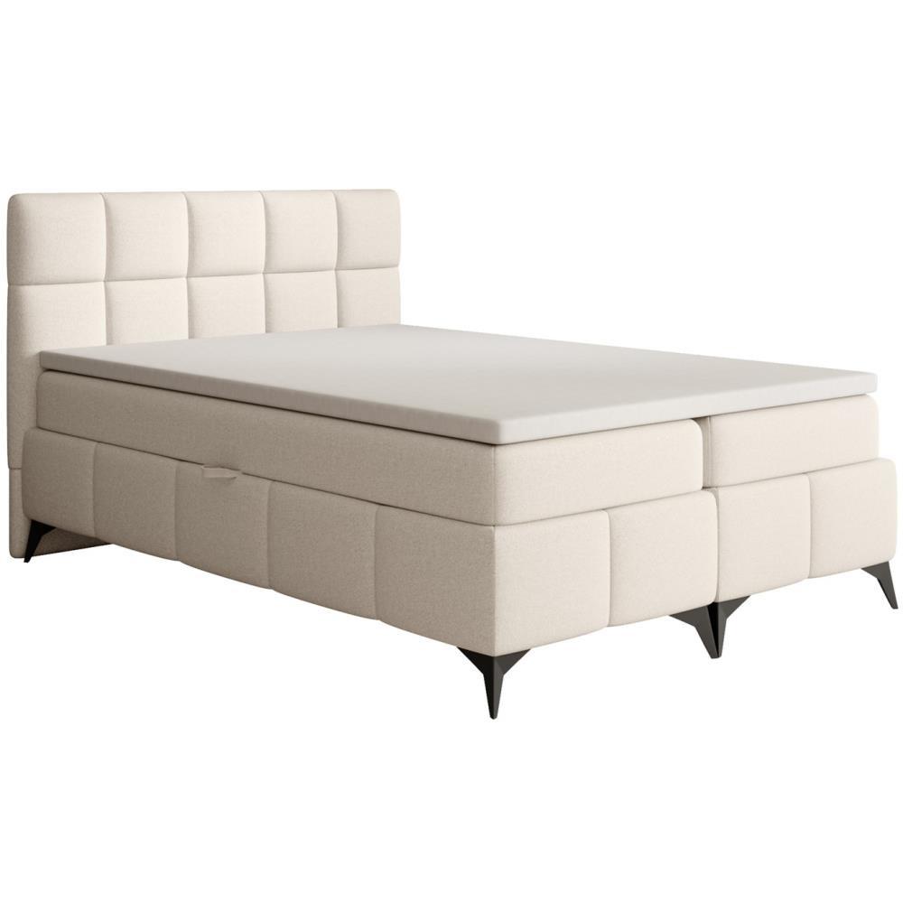 Wohnli Möbelsuche - BOXBETT Solido mit Bettkasten 140x200 cm hellbeige