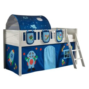 wohnli-moebel-suche-800000978463 Wohnli Möbelsuche - KINDERBETT Karyl 208x114x135 Massivholz Weiß Textilset Astro 4