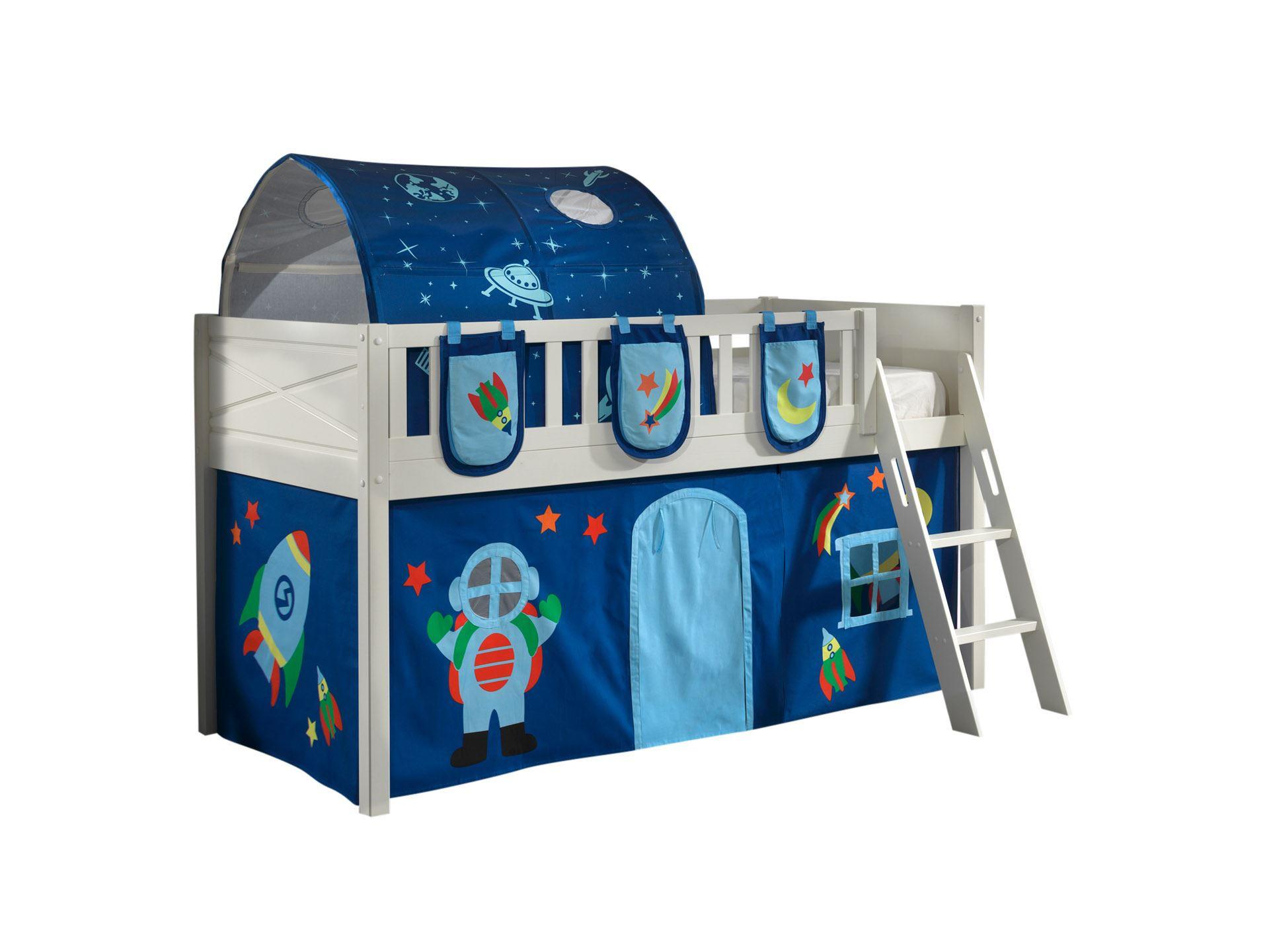 wohnli-moebel-suche-800000978463 Wohnli Möbelsuche - KINDERBETT Karyl 208x114x135 Massivholz Weiß Textilset Astro 4