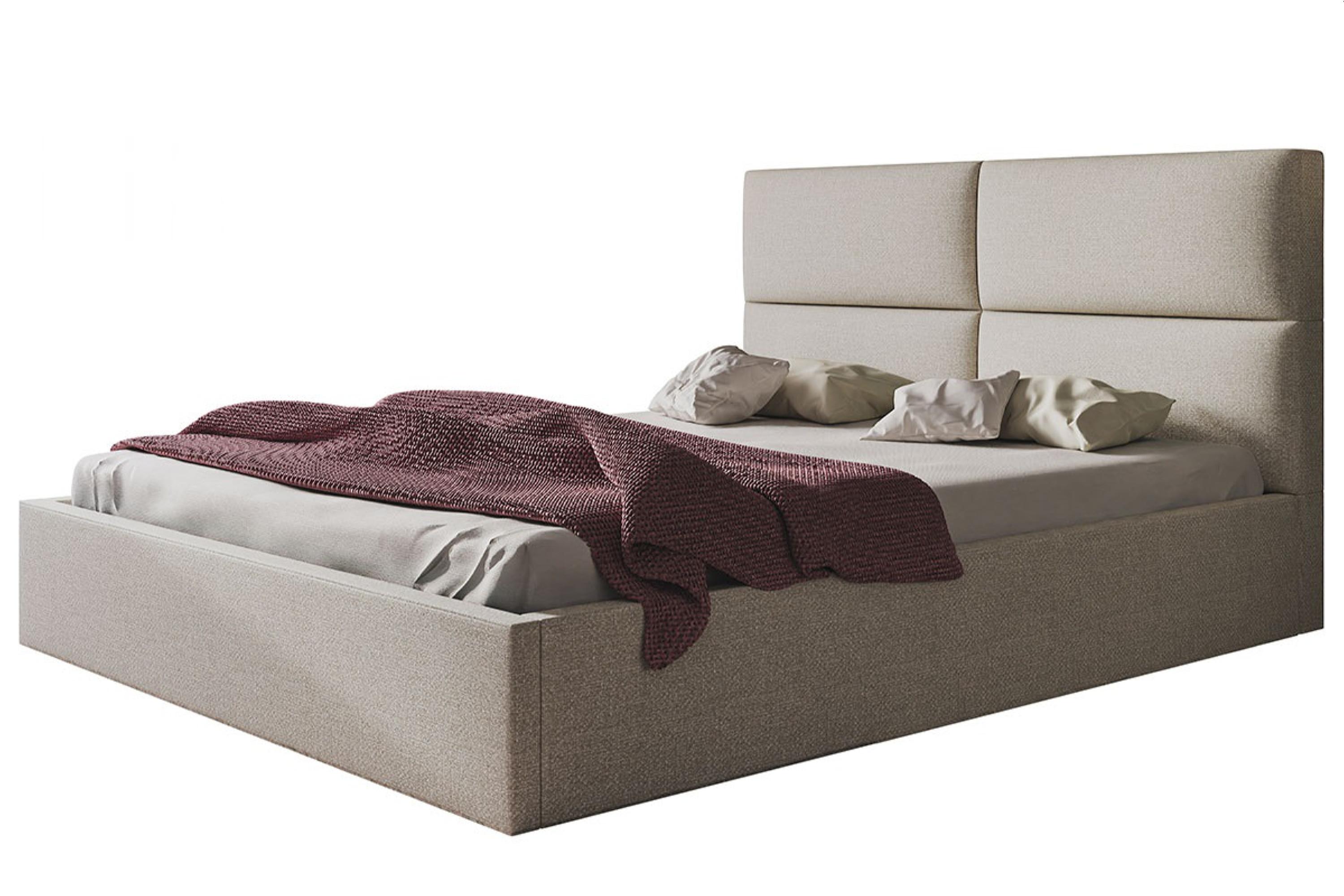 wohnli-moebel-suche-800000981668 Wohnli Möbelsuche - BETT 180x200 - Polsterbett mit Bettkasten und Holzrahmen - Modern Betten - Eleganter Malmö-Stoff- Kollektion Lizbona
