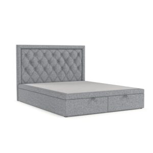 wohnli-moebel-suche-800000983035 Wohnli Möbelsuche - POLSTERBETT Nicobar mit Stauraum 200/200 cm Grau im Alta Stoff