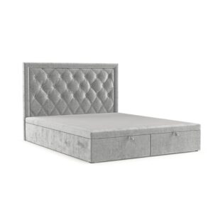 wohnli-moebel-suche-800000983136 Wohnli Möbelsuche - POLSTERBETT Nicobar mit Stauraum 180/200 cm Hellgrau im Lotta Stoff