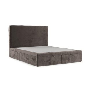 wohnli-moebel-suche-800000983150 Wohnli Möbelsuche - POLSTERBETT Hush mit Stauraum 180/200 cm Braun im Lotta Stoff