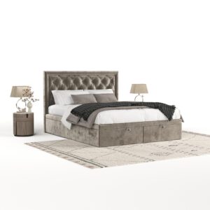wohnli-moebel-suche-800000983153-1 POLSTERBETT Nicobar mit Stauraum 160/200 cm Beige im Lotta Stoff Textil AltaBeds Möbel > Betten > Polsterbetten Beige