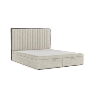 Wohnli Möbelsuche - POLSTERBETT Keva mit Stauraum 140/200 cm Beige im Alta Stoff