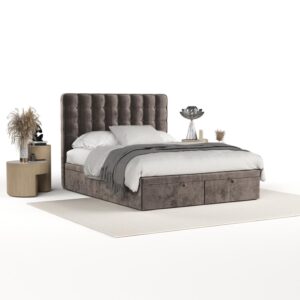 wohnli-moebel-suche-800000984491-1 POLSTERBETT Celestia mit Stauraum 140/200 cm Braun im Lotta Stoff Textil AltaBeds Möbel > Betten > Polsterbetten Braun