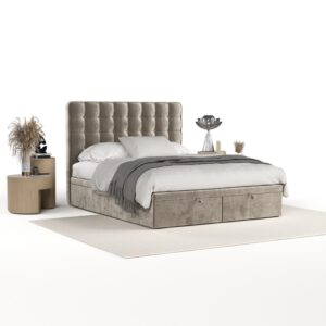 wohnli-moebel-suche-800000984518-1 POLSTERBETT Celestia mit Stauraum 160/200 cm Beige im Lotta Stoff Textil AltaBeds Möbel > Betten > Polsterbetten Beige