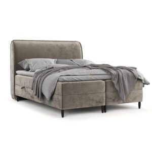 wohnli-moebel-suche-800000984545-1 BOXBETT Lunaro 160/200 cm Beige im Lotta Stoff Textil AltaBeds Möbel > Betten > Boxspringbetten Beige