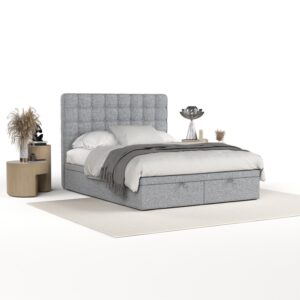 POLSTERBETT Celestia mit Stauraum 140/200 cm Grau im Alta Stoff Textil AltaBeds Möbel > Betten > Polsterbetten Grau