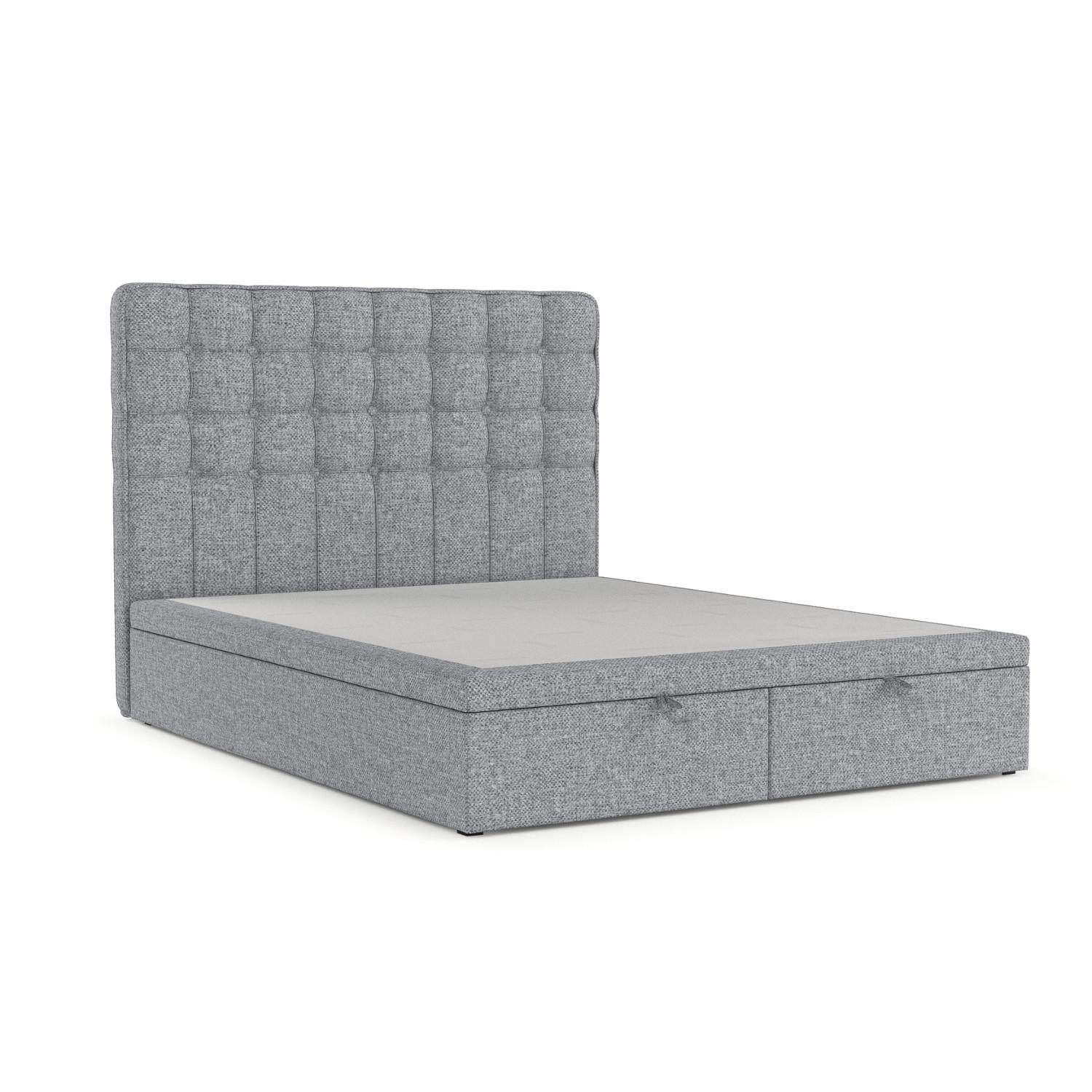 wohnli-moebel-suche-800000984588 Wohnli Möbelsuche - POLSTERBETT Celestia mit Stauraum 180/200 cm Grau im Alta Stoff
