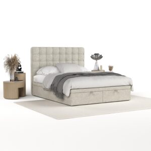 wohnli-moebel-suche-800000984616-1 POLSTERBETT Celestia mit Stauraum 140/200 cm Beige im Alta Stoff Textil AltaBeds Möbel > Betten > Polsterbetten Beige