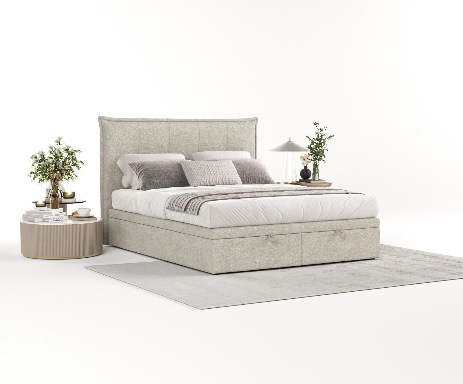 wohnli-moebel-suche-800000984626-1 POLSTERBETT Liano mit Stauraum 180/200 cm Beige im Alta Stoff Textil AltaBeds Möbel > Betten > Polsterbetten Beige