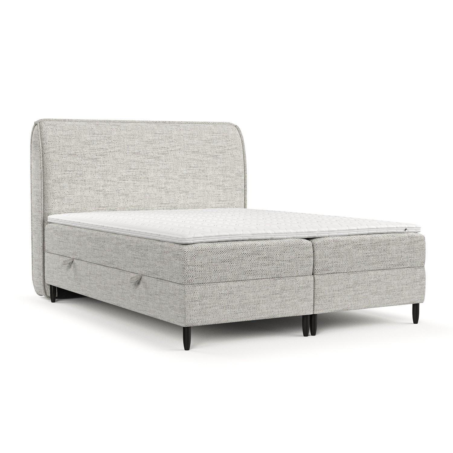 wohnli-moebel-suche-800000984767 Wohnli Möbelsuche - BOXBETT Lunaro 120/200 cm Hellgrau im Modesto Stoff