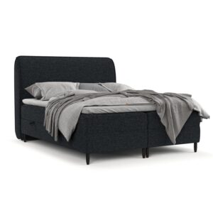 BOXBETT Lunaro 160/200 cm Anthrazit im Modesto Stoff Textil AltaBeds Möbel > Betten > Boxspringbetten Anthrazit