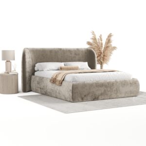 wohnli-moebel-suche-800000984890-1 POLSTERBETT Bellano mit Stauraum 140/200 cm Beige im Lotta Stoff Textil AltaBeds Möbel > Betten > Polsterbetten Beige