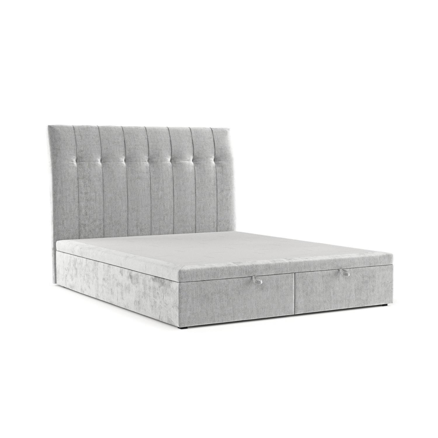 wohnli-moebel-suche-800000984893 Wohnli Möbelsuche - POLSTERBETT Kelsea mit Stauraum 180/200 cm Hellgrau im Lotta Stoff