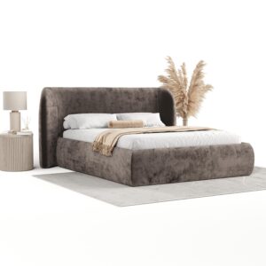 wohnli-moebel-suche-800000984894-1 POLSTERBETT Bellano mit Stauraum 140/200 cm Braun im Lotta Stoff Textil AltaBeds Möbel > Betten > Polsterbetten Braun